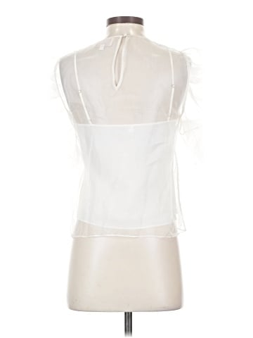 Cinq à Sept Sleeveless Silk Top (view 2)