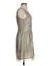 Aqua Metallic Silver Cocktail Dress Size S - photo 4