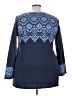 Roaman's 100% Acrylic Blue Pullover Sweater Size 22 - 24 - photo 2