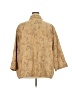Sag Harbor 100% Polyester Paisley Tan 3/4 Sleeve Blouse Size 3X - photo 2