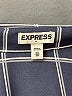 Express Outlet 100% Polyester Plaid Blue Long Sleeve Blouse Size XS - photo 7