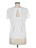 Citron Solid White Short Sleeve T-Shirt Size M - photo 2