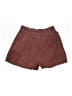 Zara SRPLS 100% Rubber Solid Brown Shorts Size XS - photo 1