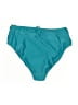 No Boundaries Color Block Teal Swimsuit Bottoms Size XL - photo 2