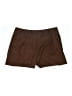 Zara Solid Brown Khaki Shorts Size S - photo 1