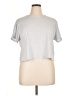 Athleta Metallic Silver Short Sleeve T-Shirt Size XL - photo 1