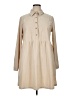 Unbranded 100% Polyester Solid Tan Casual Dress Size XL - photo 1