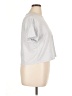 Athleta Metallic Silver Short Sleeve T-Shirt Size XL - photo 4