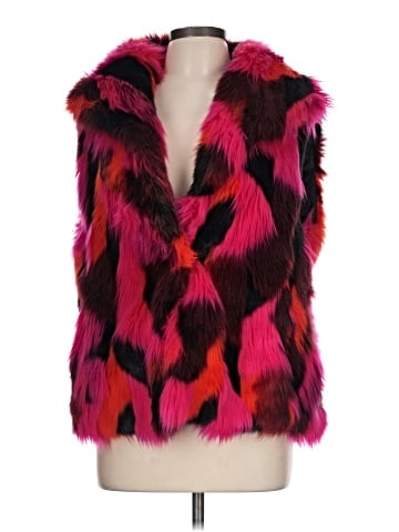 Karl Lagerfeld Paris Faux Fur Vest (view 1)