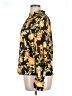 River Island 100% Polyester Floral Yellow Long Sleeve Blouse Size 14 - photo 5