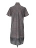 J.Crew Factory Store 100% Polyester Print Blue Gray Casual Dress Size 4 - photo 2