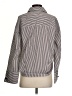 Veronica Beard Stripes Silver Gray Long Sleeve Blouse Size 2 - photo 2