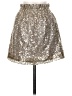 J.Crew 100% Polyester Metallic Silver Formal Skirt Size 00 - photo 1