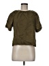 FRAME 100% Cotton Green Short Sleeve Blouse Size M - photo 1