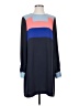 BCBGMAXAZRIA 100% Polyester Color Block Blue Casual Dress Size S - photo 1