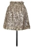 J.Crew 100% Polyester Metallic Silver Formal Skirt Size 00 - photo 2