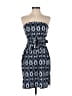 Athleta 100% Polyester Print Blue Casual Dress Size S (estimated) - photo 1