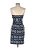 Athleta 100% Polyester Print Blue Casual Dress Size S (estimated) - photo 2