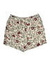 J.Jill 100% Rayon Paisley Ivory Shorts Size M - photo 2