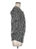 Planet Houndstooth Black Short Sleeve Top Size M - photo 4