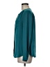 Ann Taylor LOFT 100% Polyester Teal Long Sleeve Blouse Size M - photo 5