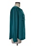 Ann Taylor LOFT 100% Polyester Teal Long Sleeve Blouse Size M - photo 4