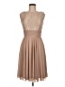 JH Evenings 100% Polyester Tan Cocktail Dress Size 6 - photo 1