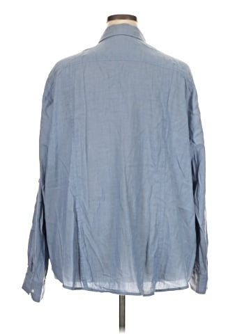 Lane Bryant Outlet Long Sleeve Button-Down Shirt (view 2)