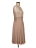 JH Evenings 100% Polyester Tan Cocktail Dress Size 6 - photo 4