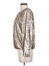 Simply Vera Vera Wang 100% Polyester Metallic Silver Long Sleeve Blouse Size S - photo 5