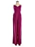 Express 100% Polyester Solid Burgundy Jumpsuit Size 4 - photo 1