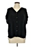 Orvis Black Short Sleeve Blouse Size L - photo 1
