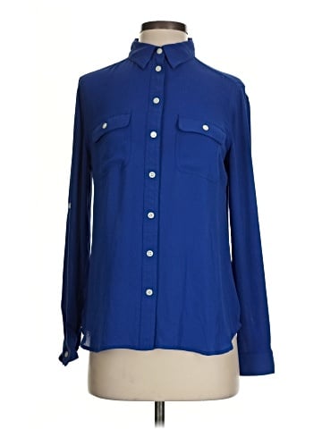 Ann Taylor LOFT Long Sleeve Blouse (view 1)