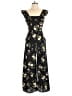 Entro Floral Black Jumpsuit Size S - photo 1