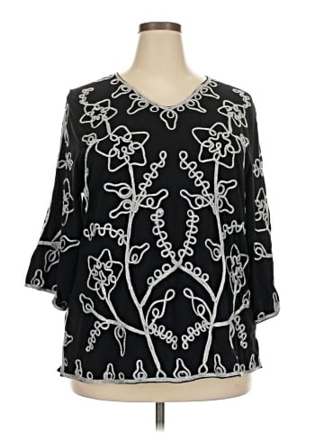 DressBarn 3/4 Sleeve Blouse (view 1)