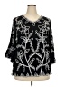 DressBarn Black 3/4 Sleeve Blouse Size 2X - photo 1