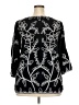 DressBarn Black 3/4 Sleeve Blouse Size 2X - photo 2