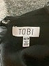 TOBI 100% Polyester Solid Black Romper Size XS - photo 4