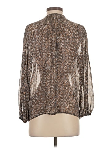 Joie Long Sleeve Silk Top (view 2)