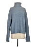 H&M Solid Blue Turtleneck Sweater Size S - photo 1
