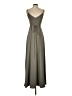 Theory 100% Polyester Solid Gray Casual Dress Size 0 - photo 2