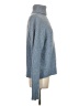H&M Solid Blue Turtleneck Sweater Size S - photo 4
