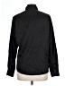 Siliteelon Solid Black Long Sleeve Button-Down Shirt Size L - photo 2
