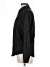 Siliteelon Solid Black Long Sleeve Button-Down Shirt Size L - photo 5