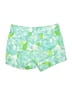 Lilly Pulitzer 100% Cotton Floral Green Shorts Size 00 - photo 2