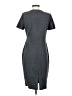 St. John Solid Gray Casual Dress Size 4 - photo 2