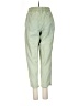 Zara Solid Green Casual Pants Size XS - photo 2