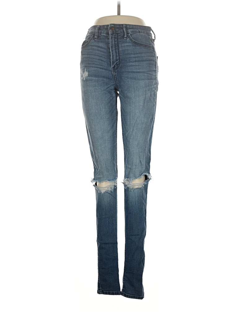 Pre-owned Hollister Jeans In Blue