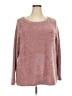 Susan Graver 100% Polyester Pink Pullover Sweater Size 2X - photo 1