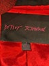 Betsey Johnson Plaid Red Coat Size 2 - photo 6